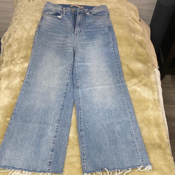 Joe's Jeans Denim - Joe's Jeans Light Blue Flare Wide-Leg Denim